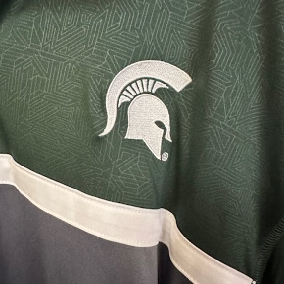 Michigan State Spartans Quarter-Zip Men's Large - Picture 4 of 5